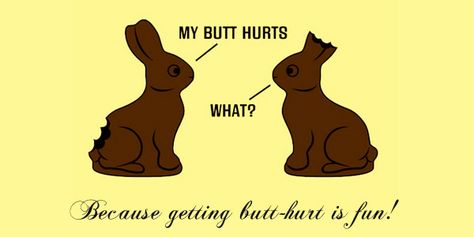 Pagan Jokes: Something to Offend Everyone Funny Easter Jokes, Easter Jokes, Bunny Meme, Wednesday Humor, Chocolate Bunnies, Chocolate Easter Bunny, Chocolate Bunny, Easter Humor, Jokes And Riddles