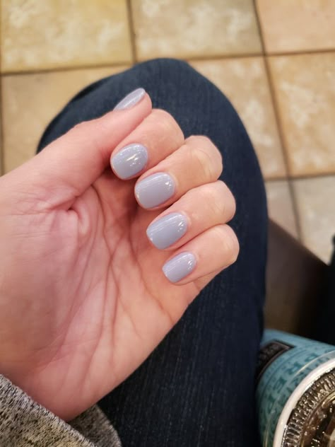 This OPI Tokyo Collection gel polish Kanpai is so pretty. Very soft bluish purple. Plus super short acrylic nails :) #opi #tokyo #tokyocollection #acrylicnails #periwinklenailpolish Light Purple Opi Gel Polish, Super Short Manicure, Periwinkle Gel Nails, Super Short Acrylics, Super Short Gel Nails, Periwinkle Nail Polish, Kanpai Opi, Periwinkle Nails, Ongles Gel Violet