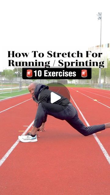 Roxroy Cato on Instagram: "How To Stretch For Running / Sprinting ( 10 Exercises)❗️🚨  In This video, I'm demonstrating a series of stretch exercises I incorporate into my warm-up routine to help enhance my running or sprint performance.   Most injuries that happen while running or sprinting are due to a lack of proper warm-up, my goal is to help everyone understand how to warm up properly.   Add these to your warm-up routine to maximize your in-training   Also, if you find this information useful share it with someone whom it will benefit.   #running #tips #warmup #training #runners #sport #sprinters  #mycommunity" Running Warm Up, Stretches Before Workout, Warm Up Routine, Running Routine, Workout Warm Up, Running Tips, A Series, Train, Running