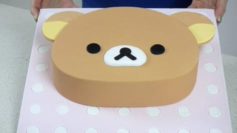 Rilakkuma Cake, Cake Sculpting, Maid Cafe, Cake Style, Teddy Bear Cakes, Food Tech, Cake Youtube, Hello Kitty Cake, Dream Cake