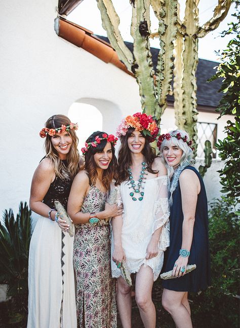 Bohemian Backyard Party – Inspired By This Bohemian Backyard Party, Bohemian Backyard, Bohemian Party, Crystal Wedding Dress, Garden Bridal Showers, Hippie Party, Bridal Shower Inspiration, Bohemian Theme, Boho Bridal Shower