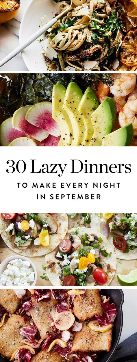 Easy Autumn Meals, Lazy Fall Dinner, Late Summer Early Fall Dinner, Dinner Ideas September, September Recipes Dinner, Fall Meal Ideas Healthy, Healthy September Dinners, Early Fall Dinner Recipes, September Meal Ideas