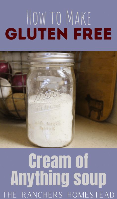 Make up some of this gluten free cream of anything dry soup mix for your shelf so you are always prepared. This dry mix is great for any recipe where is calls for a cream of chicken or cream of mushroom soup. You can add some chopped mushrooms or celery for added flavor depending on what you are making. Gluten Free Gravy Mix Recipe, Cream Of Anything Soup Mix Gluten Free, Cream Of Substitute, Gluten Free Cream Of Celery Soup, Cream Of Anything Recipe, Cream Of Mushroom Soup Replacement, Dry Cream Soup Base, Replacement For Cream Of Mushroom Soup, Homemade Cream Of Soups