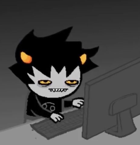 Karkat Homestuck Pfp, Homestuck Reaction Images, Scene Komahina, Karkat Vantas Pfp, Karkat Pfp, Karkat Vantas Icon, Karkat Homestuck, Homestuck Base, Kankri Vantas