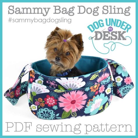 The Sammy Bag... Regenerated - Dog Under My Desk Lizard Craft, Dog Bags, Dog Sewing Patterns, Dog Carrier Sling, Dog Sewing, Dog Sling, Dogs Accessories, Dog Patterns, Sling Carrier