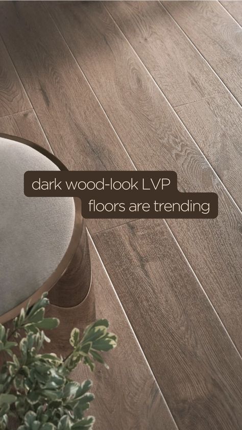 Dark wood-look LVP floors are trending here in Columbus, OH. And for good reason:

> Modern elegance: Dark floors can add a touch of sophistication to any space.
> Stain resistance: They’re great for high-traffic areas, as they can help to hide scuffs and stains.
> Warmth: Darker hues can create a cozy and inviting atmosphere.
> Visual interest: They can add depth and dimension to a room.

📸 - - CORETec Originals Premium VV810 in Cerith Oak Walnut Lvp Flooring, Medium Dark Vinyl Plank Flooring, Medium Brown Luxury Vinyl Plank Flooring, Lvp In Kitchen, Luxury Vinyl Plank Flooring Ideas, Life Proof Vinyl Flooring Colors, Flooring Ideas Dark, Dark Lvp Flooring, Luxury Vinyl Plank Bathroom