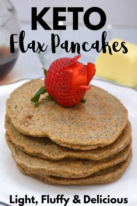 Flax Meal Recipes, Flax Meal Pancakes, Flax Recipes, Postpartum Recipes, Flax Pancakes, Keto Waffles, Flax Meal, Fast 800, Keto Breakfasts