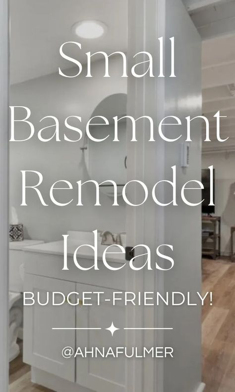 Small Dark Basement Makeover, Small Basement Reno Ideas, Old Basement Remodel Low Ceiling, Cheap Basement Finishing Ideas, Basement Open Bedroom Ideas, Basement Townhouse Ideas, Beach Basement Ideas, Small Low Ceiling Basement Ideas, Crawl Space Renovation