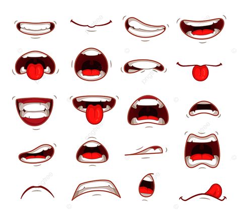 Animation Lip Sync, Cartoon Lips, Mouth Animation, Cartoon Mouth, Funny Mouth, Cartoon Mouths, Calligraphy Fonts Alphabet, Chibi Hair, Mouth Drawing