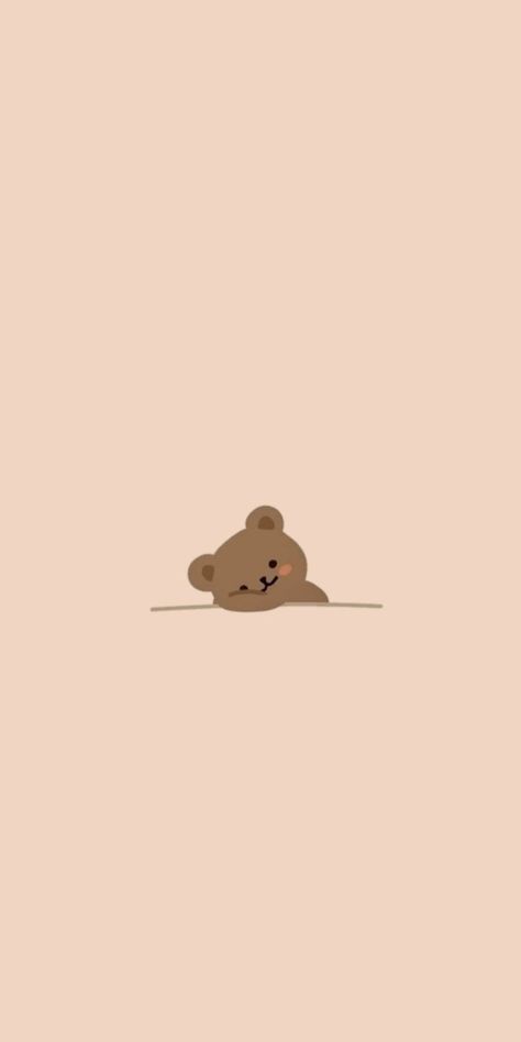 Brown Aesthetic, Aesthetic Wallpaper, Teddy Bear, Wallpapers, Iphone, Wall, Pink