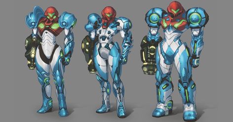 Metroid Dread, Lucario Pokemon, Metroid Samus, Samus Aran, Nintendo Art, Knight Art, Custom Gundam, Science Fiction Art, Robots Concept