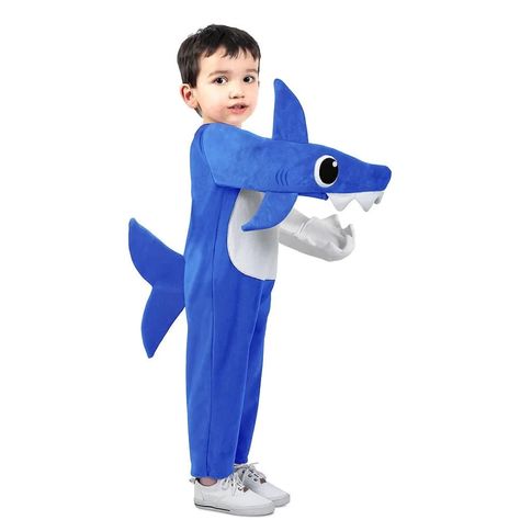 Shark Halloween Costume, Shark Baby Costume, Shark Nursery, Shark Halloween, Shark Costume, Baby Shark Song, Shark Costumes, Sharks For Kids, Animal Costumes