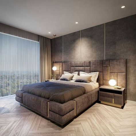 Modern Luxury Bedroom, Luxury Bedroom Design, Luxury Bedroom Master, Bedroom Bed Design, 아파트 인테리어, Bed Furniture Design, Bedroom Furniture Design, Modern Bedroom Design, Room Design Bedroom