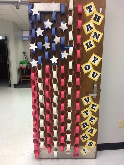 Veterans Day Door Decorations For School, Veterans Day Celebration At School, Veterans Day Classroom Door, Veteran Day Decoration Ideas, Veterans Day School Decorations, Veterans Day Door Decorations Classroom, Veterans Day Decor, Veterans Day Posters For School, Veterans Day Decorations School