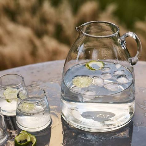 Rethink Your Drink, Summer Garden Party, Glass Jug, Glassware Collection, Flavored Water, Comfort And Joy, Nature Garden, Water Jug, Glassware Set