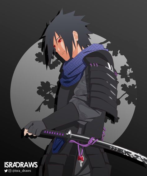 Sasuke Samurai, Anime Samurai, Poses Manga, Madara Susanoo, Trippy Cartoon, Naruto Uzumaki Hokage, Ninja Art, Naruto Vs Sasuke, Naruto Oc Characters