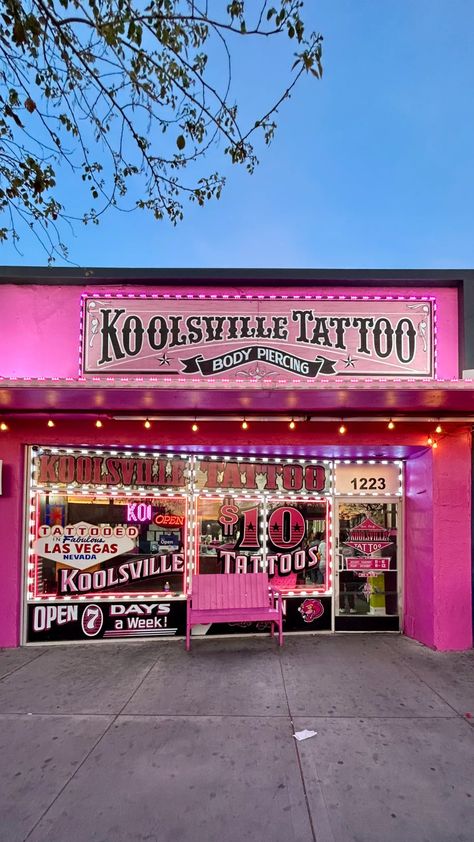 Koolsville Tattoos Las Vegas - Koolsville Tattoos, Las Vegas Arts District, Las Vegas Cheap, Marquesas Islands, Vegas Tattoo, Las Vegas Sign, Stripping Paint, Tattoo Time, Healing Tattoo