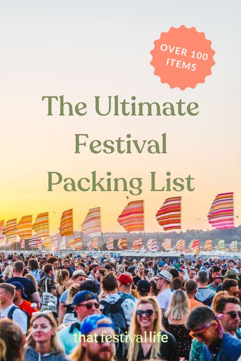 Ultimate Festival Packing Checklist - That Festival Life • Worldwide Festival Blogger Cheap Travel Bags For Festivals, Festival Necessities, Festival Tips, Festival Checklist Packing Lists, Traditional Travel Bags For Festival, Music Festival Packing List, Festival Bag Essentials, Festival Food, Cheap Festival Pouch Bag