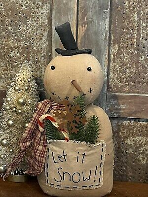 Primitive Christmas Crafts, Diy Schneemann, French Country Christmas, Winter Paper, Primitive Santa, Primitive Snowmen, Prim Christmas, Country Christmas Decorations, Snowmen Patterns