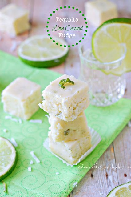 Boozy Fudge, Coconut Fudge Recipe, Lime Fudge, Boozy Recipes, Coconut Fudge, White Chocolate Fudge, Fudge Candy, Oh Fudge, Candy Fudge