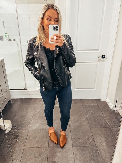 Leather Moto Jacket Outfit, Moto Jacket Outfit, Black Leather Moto Jacket, Timeless Wardrobe Staples, Jacket Outfit, Nordstrom Anniversary Sale, Blank Nyc, Leather Moto Jacket, Anniversary Sale