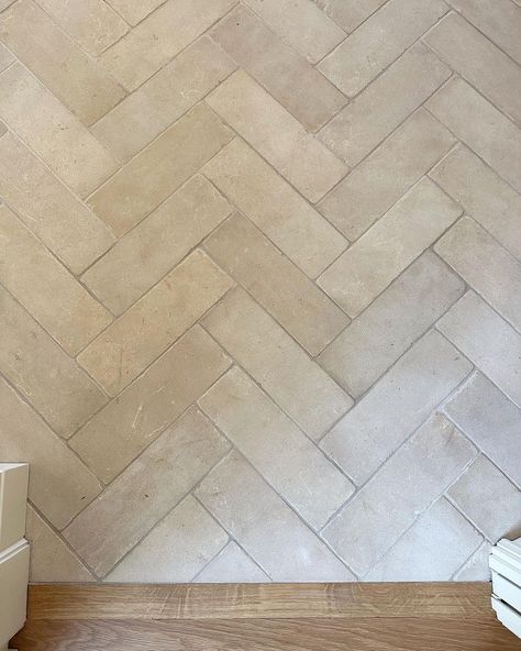 Farmhouse Napa Valley Design - We are in love with this beautiful limestone floor from one of our recent Primary Bath consults. So earthy… | Instagram Herringbone Tile Floors, Zia Tile, Limestone Flooring, Limestone Tile, Herringbone Tile, Bathroom Floor Tiles, Stone Tiles, Bathroom Flooring, Tile Design