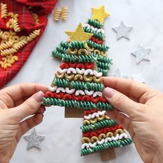 Macaroni Crafts, Nutcracker Christmas Party, Popsicle Stick Christmas Crafts, Christmas Trees For Kids, Simple Pasta, Christmas Crafts For Kids To Make, Christmas Tree Crafts, Craft Christmas, Preschool Christmas