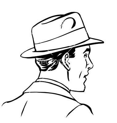 Sohni Mahiwal, Pop Art Man, Mike Hammer, Old Man Hat, Silhouette Tattoo, Side View Drawing, Evil Genius, Back Drawing, Male Profile