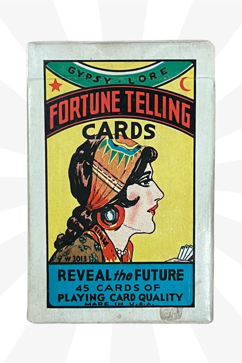 Fortune Cards, Fortune Telling Cards, Tarot Art, Fortune Telling, Fortune Teller, Vintage Circus, Playing Card, Vintage Ephemera, Pics Art