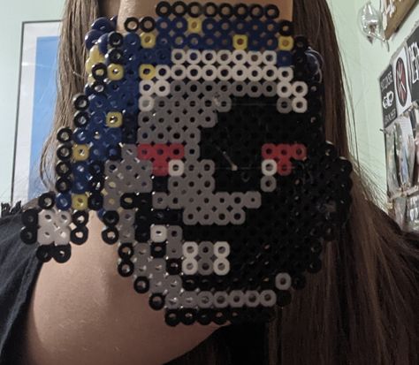 Sun And Moon Fnaf Perler Bead, Sun And Moon Fnaf, Easy Perler Beads, Moon Fnaf, Easy Perler Beads Ideas, Sun And Moon Show, Kandi Cuff, Perler Bead Designs, Perler Beads Ideas