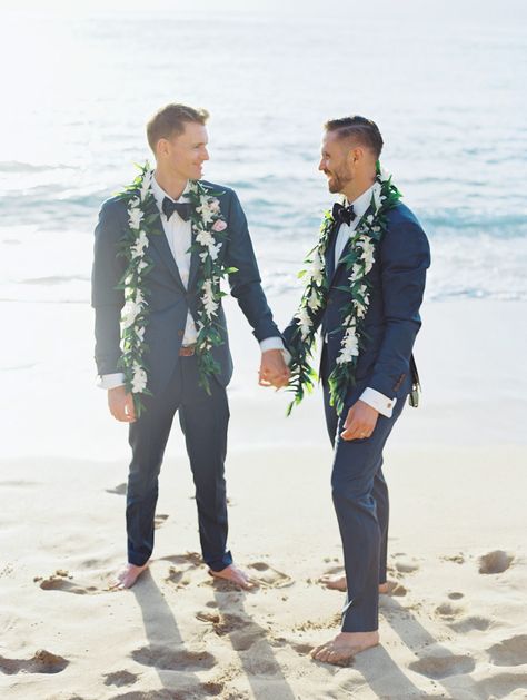 Gay Wedding Ideas, Gay Wedding Photography, Gay Wedding Photos, Blue Groom, Mens Wedding Suits, Gay Weddings, Groom Tuxedo, Refined Wedding, Lgbtq Wedding