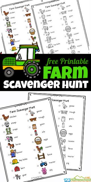 🚜 60 FUN Farm Activities for Kids Farm Scavenger Hunt For Kids, Farm Activities For Kindergarten, Farm Games For Kids, Farm Scavenger Hunt, Cute Spring Crafts, Farm Worksheets, Farm Unit Kindergarten, Farm Printables, Beginner Reading