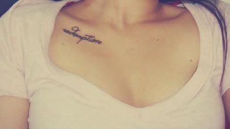 30 Collar Bone Tattoos Idea for Women and Girls | Tattoos Mob Tattoo Collar Bone, Clavicle Tattoo, Text Tattoo, Disney Tattoo, Delicate Tattoo, Collar Bone Tattoo, Collar Bone, Ink Master, Girly Tattoos