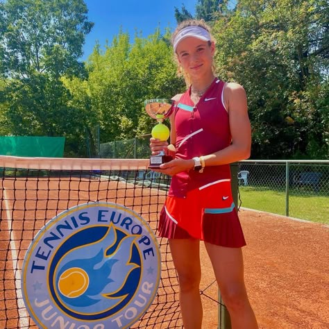 ⭐️🐍Angelica Sara🐯⭐️ on Instagram: “Great vibes to win 🥇 this Tennis Europe tournament in @tennispavese ❣️ #firstplace @tenniseuropejuniortour @topfivemanagement @nikecourt…” Tennis Tournament, Tennis Tournaments, 2024 Vision, To Win, Vision Board, Tennis, On Instagram, Instagram