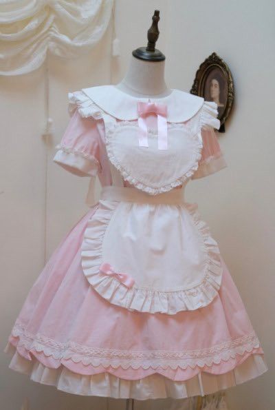 Menhera Fashion, Maid Cafe, Goth Stuff, Kawaii Outfits, Outfit Reference, Maid Outfit, Kawaii Fashion Outfits, Kawaii Dress, Dream Dresses