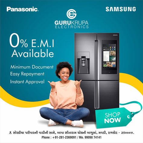 #gurukrupaelevtronics #television #no.1 #samsung #panasonic #most #trusted #since #12year #rajkot #rajkotian #ourrajkot #gujarati #washingmachine #airconditioner #refrigerator #mavdi Call now :- 99098 74141 Samsung Refrigerator, Instagram Template Design, Food Advertising, Banner Background Images, Banner Background, Design Posters, Text Box, Post Ideas, Creative Ads