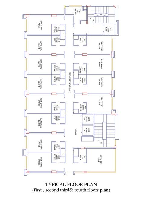 Hotel Layout Plan Floors, Hotel Floor Plan Layout, Hostel Design Plan, Hostel Layout, Commercial Building Plan Layout, Hotel Building Plan, Hotel Plan Architecture Projects, Hotel Building Design, Artistic House