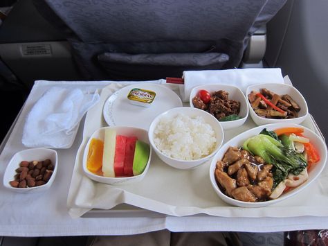 In-flight Meal, Airplane Food, Plane Food, Airline Food, Small Meals, Packing Tips For Travel, A Plane, Simple Tricks, Travel Bucket