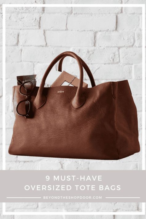 34 Inspirational Quotes That Will Motivate You to Get Started Oversized Handbags Totes, Big Tote Bag Outfit, Best Travel Tote, Hand Bags Ideas, Oversized Bags, Oversized Handbags, Extra Large Tote Bags, Canvas Leather Tote Bag, Woven Leather Tote