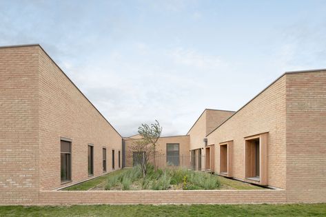 We consider people to be the very nature of our business: our architecture adapts to the needs of its occupants, not the other way around. For this medical-care home, with its very specific program, we paid attention to the smallest detail to enable the residents to make the place their own and feel at home. Arch Inspiration, Sky Light, Architecture Inspiration, Care Home, Medical Care, Home Care, Architecture House, Health Care, Kindergarten