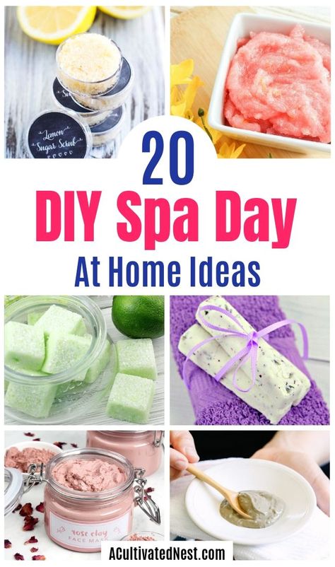 Diy Spa Day At Home, Beauty Products Diy, Diy Spa Treatments, Diy Beauty Products, Spa Recipes, Diy Spa Day, Homemade Spa, Diy Beauty Treatments, Spa Night