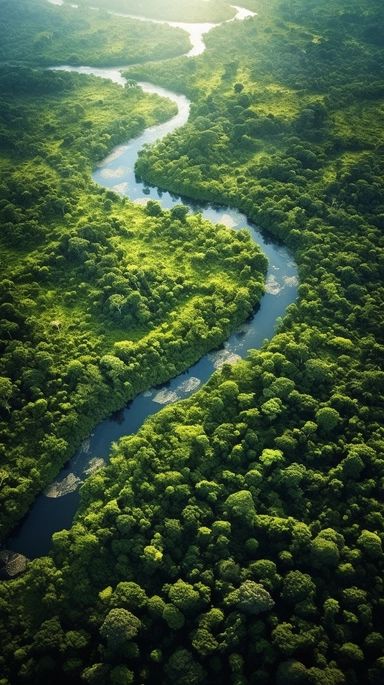 Midjourney Showcase Jungle Reference, Rainforest Pictures, Amazon Forest, Jungle Forest, The Amazon Rainforest, Amazon River, Forest View, Landscape Concept, Forest Pictures