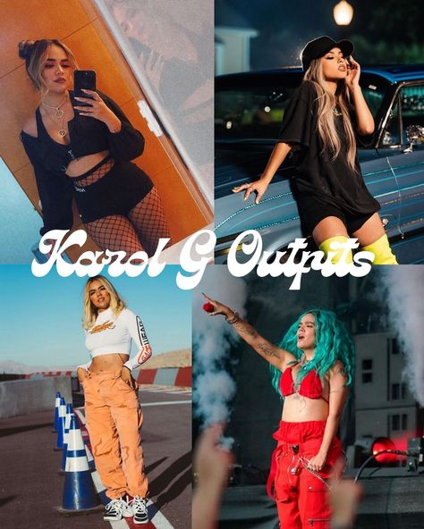 11 Iconic Karol G Outfit Ideas - ljanestyle Karol G Concert Hair Ideas, Karol G Inspired Outfits, Karol G Style, Karol G Outfits, Karol G Concert Outfits, Karol G Concert, Concert Outfit Men, Concert Outfit Fall, Pum Pum