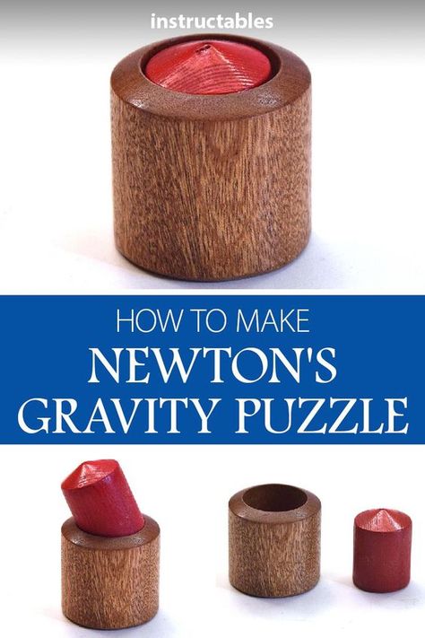 Wood Turning Ideas, Newton Gravity, Wood Puzzles Diy, Wood Turning Lathe, Turning Projects, Lathe Projects, Woodworking Patterns, Wooden Games, Free Woodworking Plans