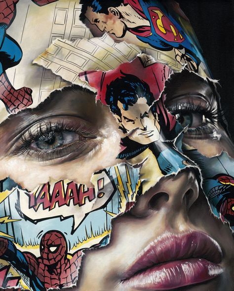 Sandra Chevrier, Pop Art Drawing, Arte Punk, Desenho Tattoo, Gcse Art, Feminist Art, Art Pop, Handmade Oil, Abstract Canvas Painting