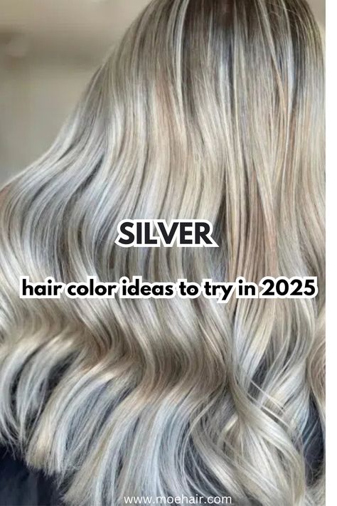 Indulge your tresses in gorgeous transformation with these silver hair color ideas for 2025. Silver Hair Color Ideas, Caring For Colored Hair, Hot Hair Colors, Silver Hair Color, Hair Color Highlights, Fall Hair Color, Silver Hair, Color Ideas, Hair Color Ideas