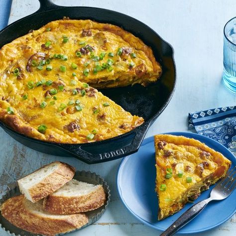 Chorizo Frittata, Potato Frittata Recipes, Easy Spring Cocktails, Potato Frittata, Chorizo And Potato, Spring Dinner, Chorizo Sausage, Lemon Desserts, Perfect Breakfast