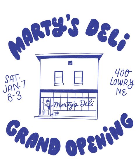 Marty's Deli | Best Sandwiches in Minneapolis Sandwich Shop Design, Sandwich Branding, Deli Branding, Deli Logo, Deli Design, Fat Witch, Restaurant Logos, Best Sandwiches, Sandwich Restaurant