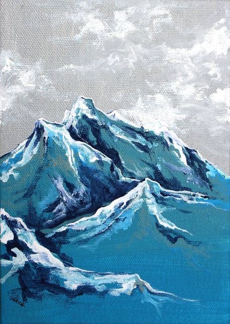 Book Paintings, Landscape Design Drawings, Mount Cook, Craft Painting, Landscape Design Plans, Mountain Canvas, Landscape Designs, Landscape Architecture Design, Landscape Paintings Acrylic