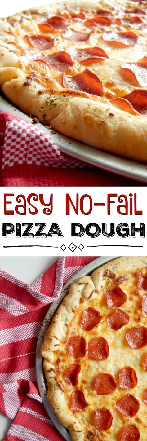 Pizza Dough Easy, Simple Pizza Dough, No Rise Pizza Dough, Easy Pizza Crust, Simple Pizza, Easy Pizza Dough, Meatless Main Dishes, Pizza Crust Recipe, Baking Stone